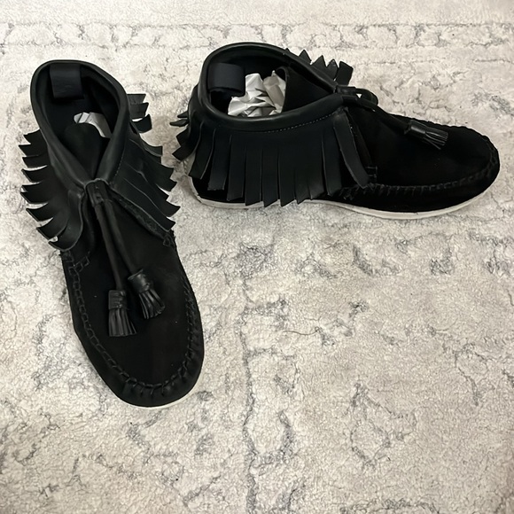 Rag & bone Ghita moccasin fringe bootie Size 7/37 - Picture 7 of 17